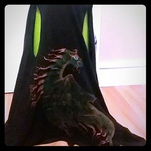 Handpainted dragon vest